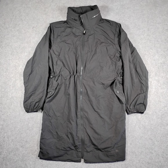 Vuori Jackets & Blazers - Vuori Airy Anorak Womens Black Windbreaker Parka Jacket Drawstring Waist M *Flaw